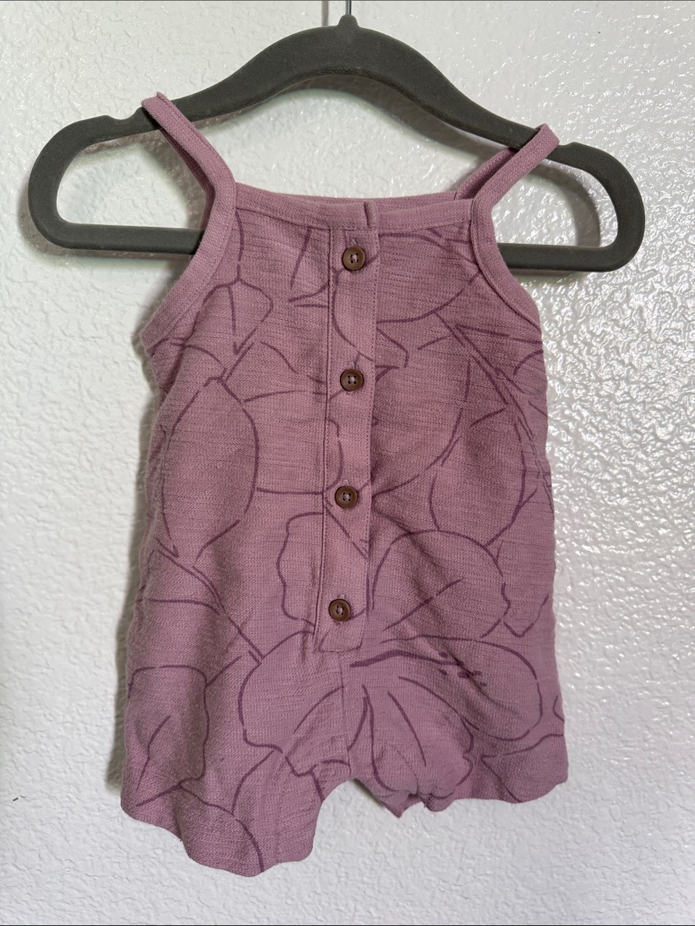 Carter's Soft Pink Baby Romper